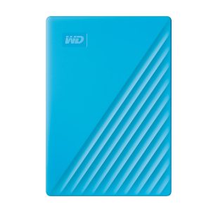 Western Digital WD 2TB My Passport Portable Hard Disk Drive, USB 3.0 with Automatic Backup, 256 Bit AES Hardware Encryption,Password Protection,Compatible with Windows and Mac, External HDD-Blue